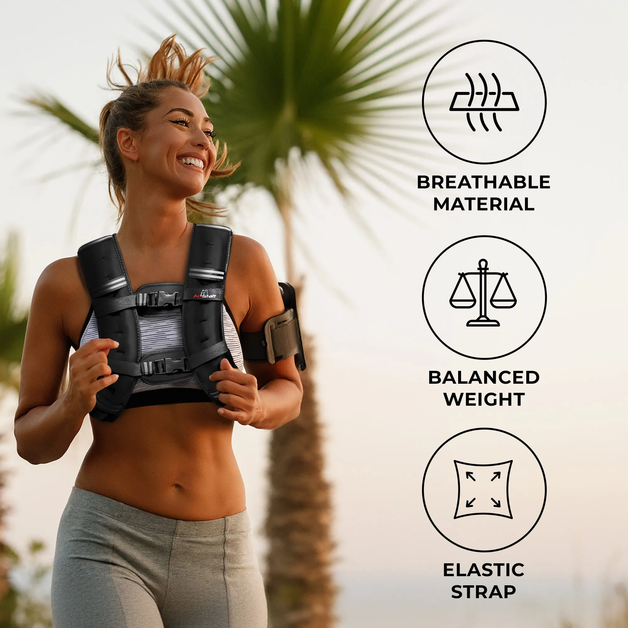 AmStaff Fitness Weighted Vest