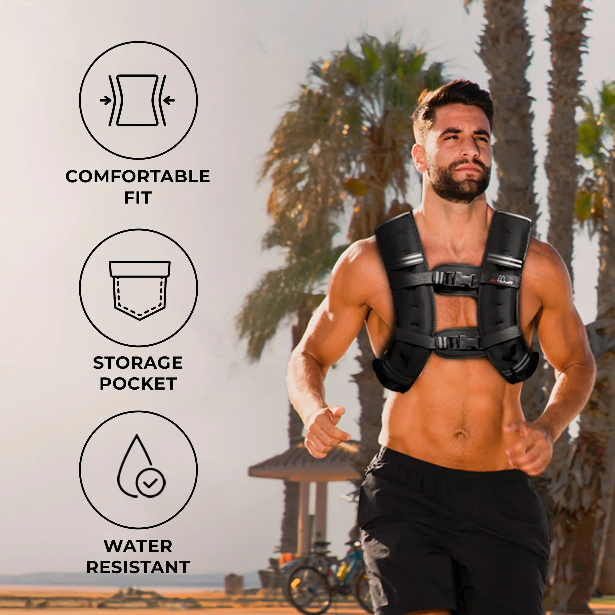 AmStaff Fitness Weighted Vest