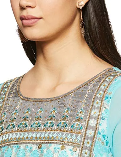 Aurelia Women's Art Silk Salwar Suit Set (19FED10058-500022_T-Blue_Large)