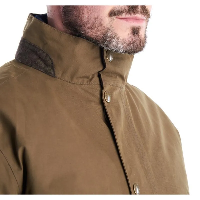 Barbour Lorton Waterproof Mens Jacket - Dark Sand