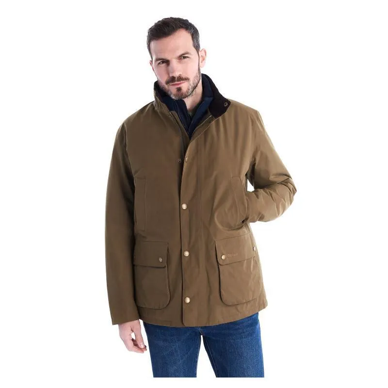 Barbour Lorton Waterproof Mens Jacket - Dark Sand