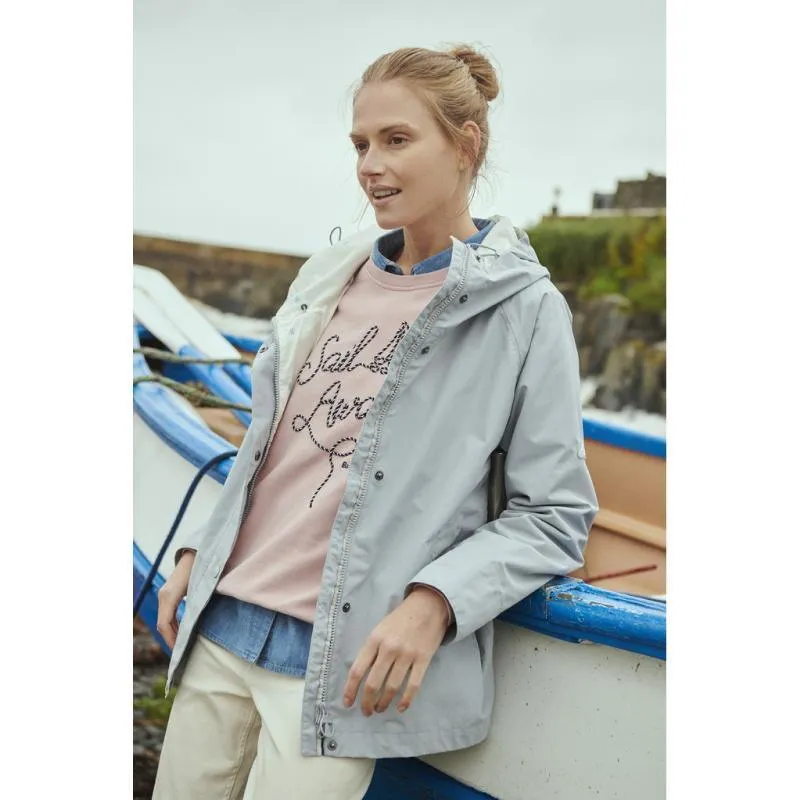 Barbour Salcombe Ladies Waterproof Jacket - Gray Dawn