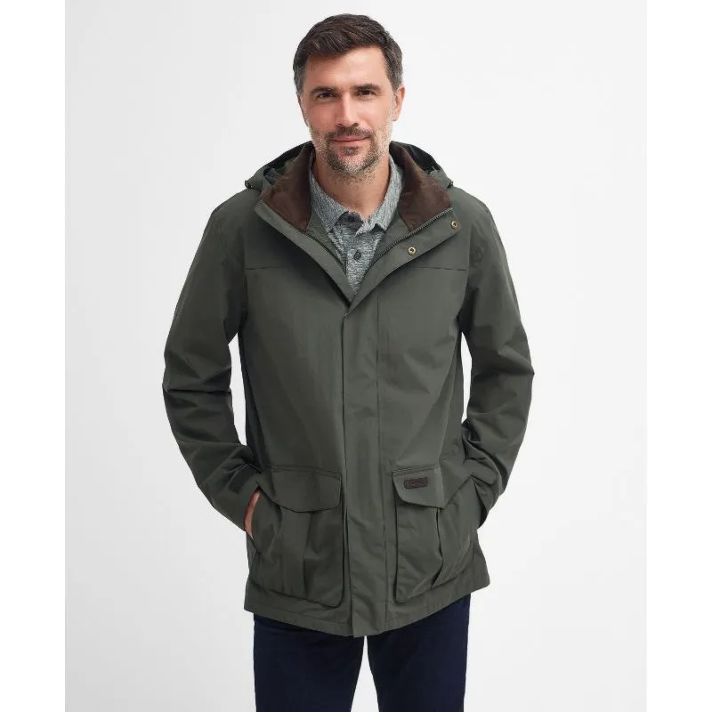 Barbour Summer Brockstone Mens Waterproof Jacket - Olive