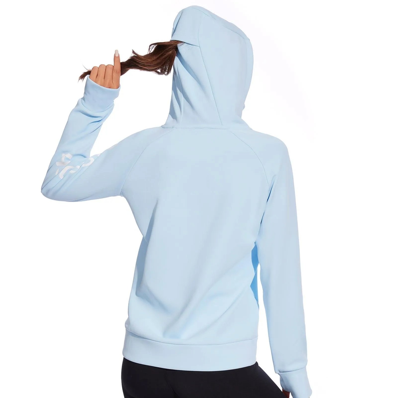 BASSDASH Women’s Fleece Hoodie with Neck Gaiter