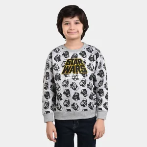 Boys Fleece Sweatshirt heroes-GREY