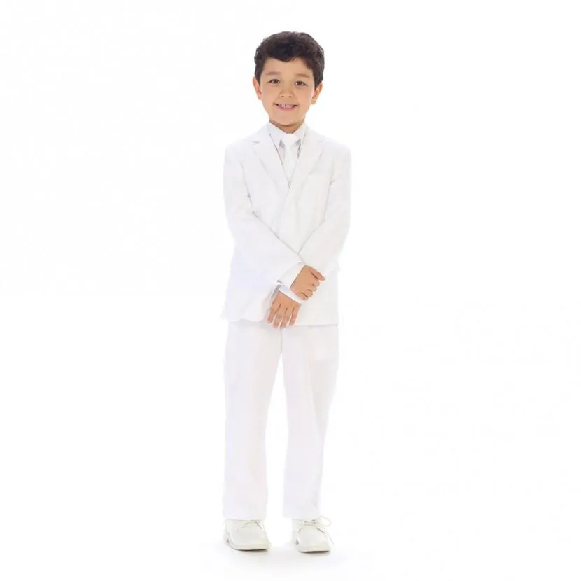 Boys White Suit (Classic Slim   Husky)