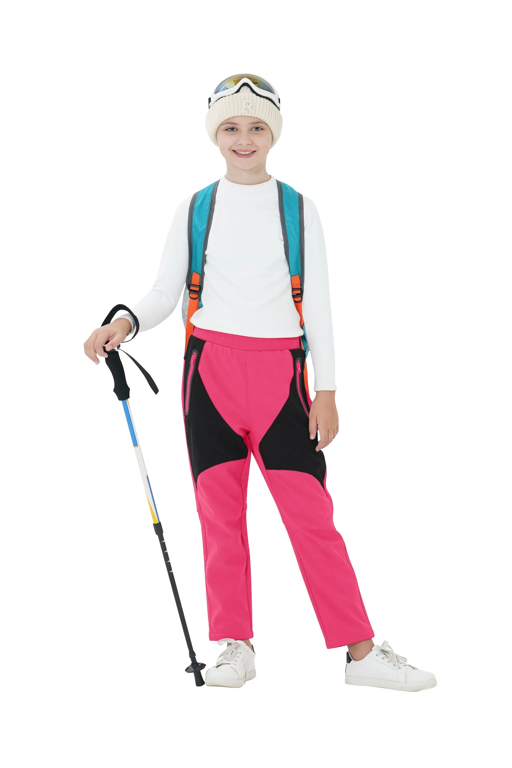 Children's winter outdoor warm trousers