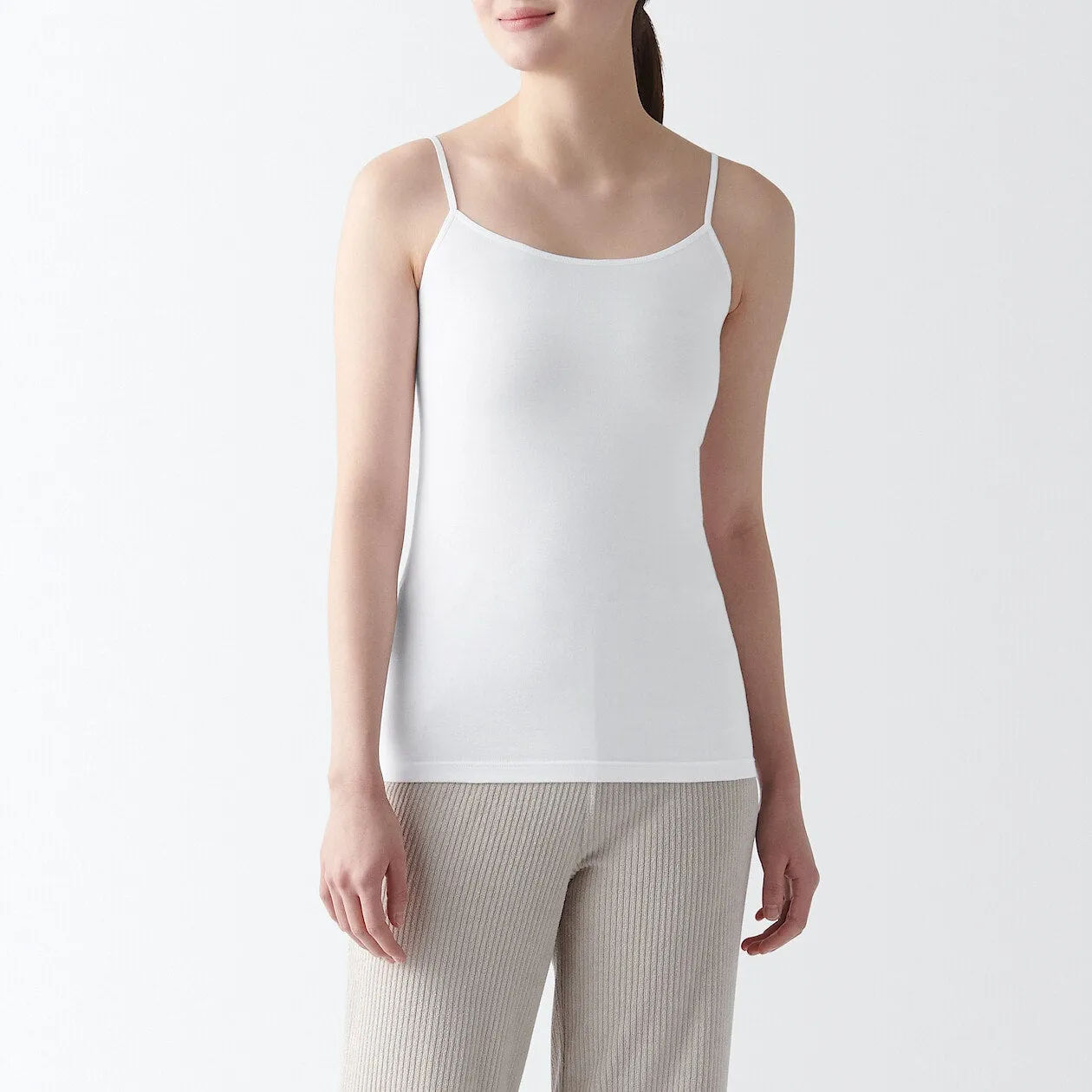 Cotton Stretch Jersey Camisole Top