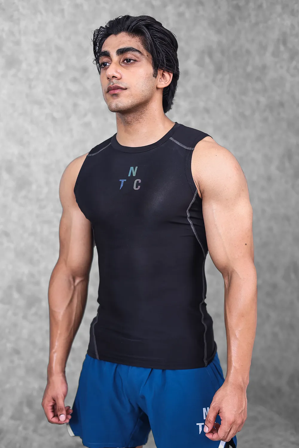 Critical Compression Tank top- Black