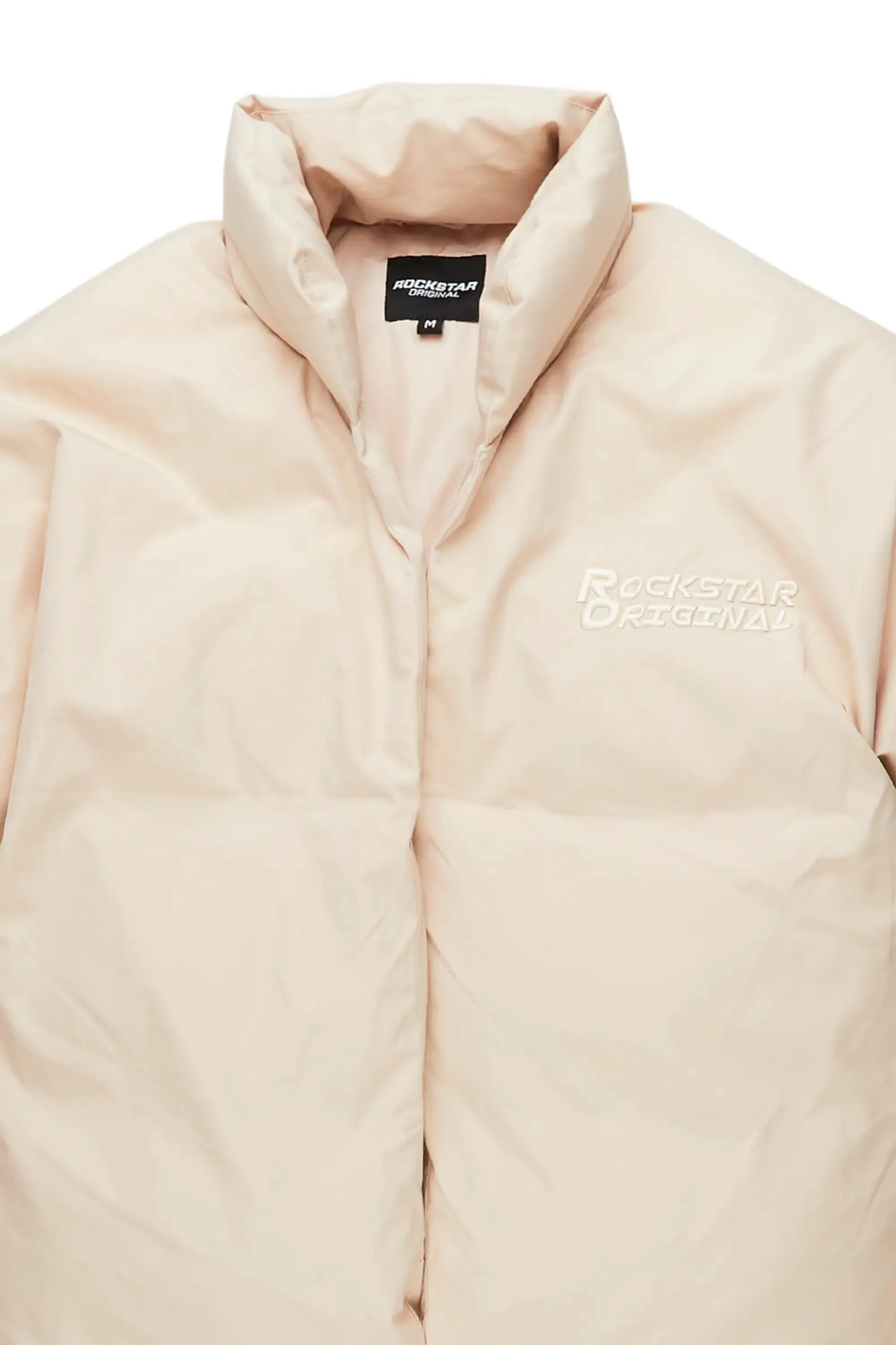 Damien Beige Puffer Jacket