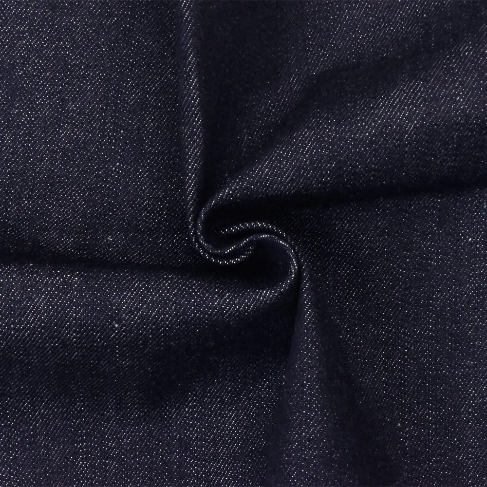 Dark Navy Blue-White 11 oz. Cotton Japanese Selvedge Denim Fabric