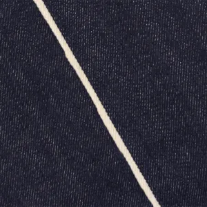 Dark Navy Blue-White 11 oz. Cotton Japanese Selvedge Denim Fabric