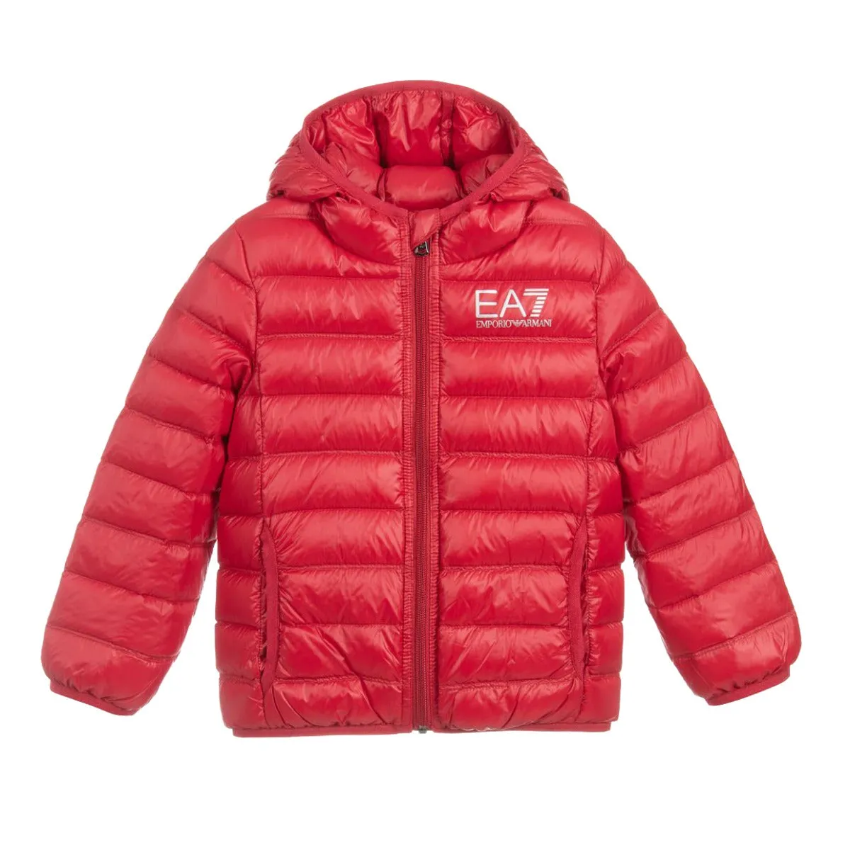 EA7 Junior Red Down Jacket