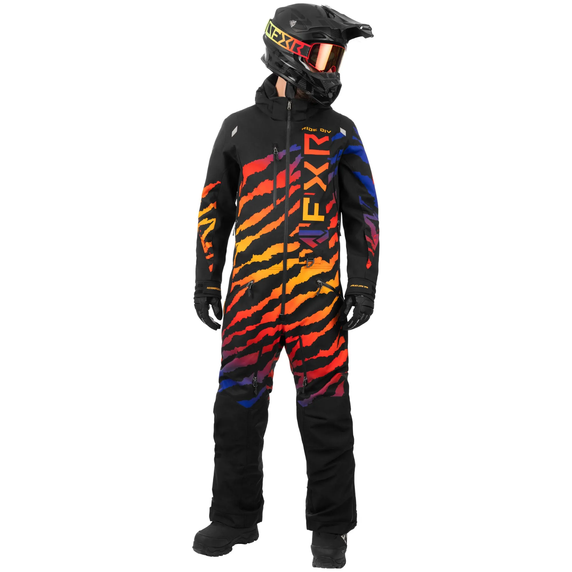 FXR Helium Insulated Snowmobile Monosuit Anodized