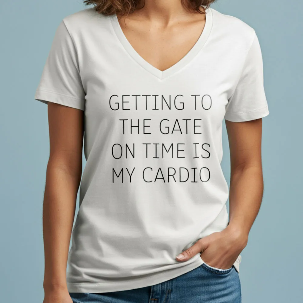 Getting to the Gate - Women's V-Neck T-Shirt