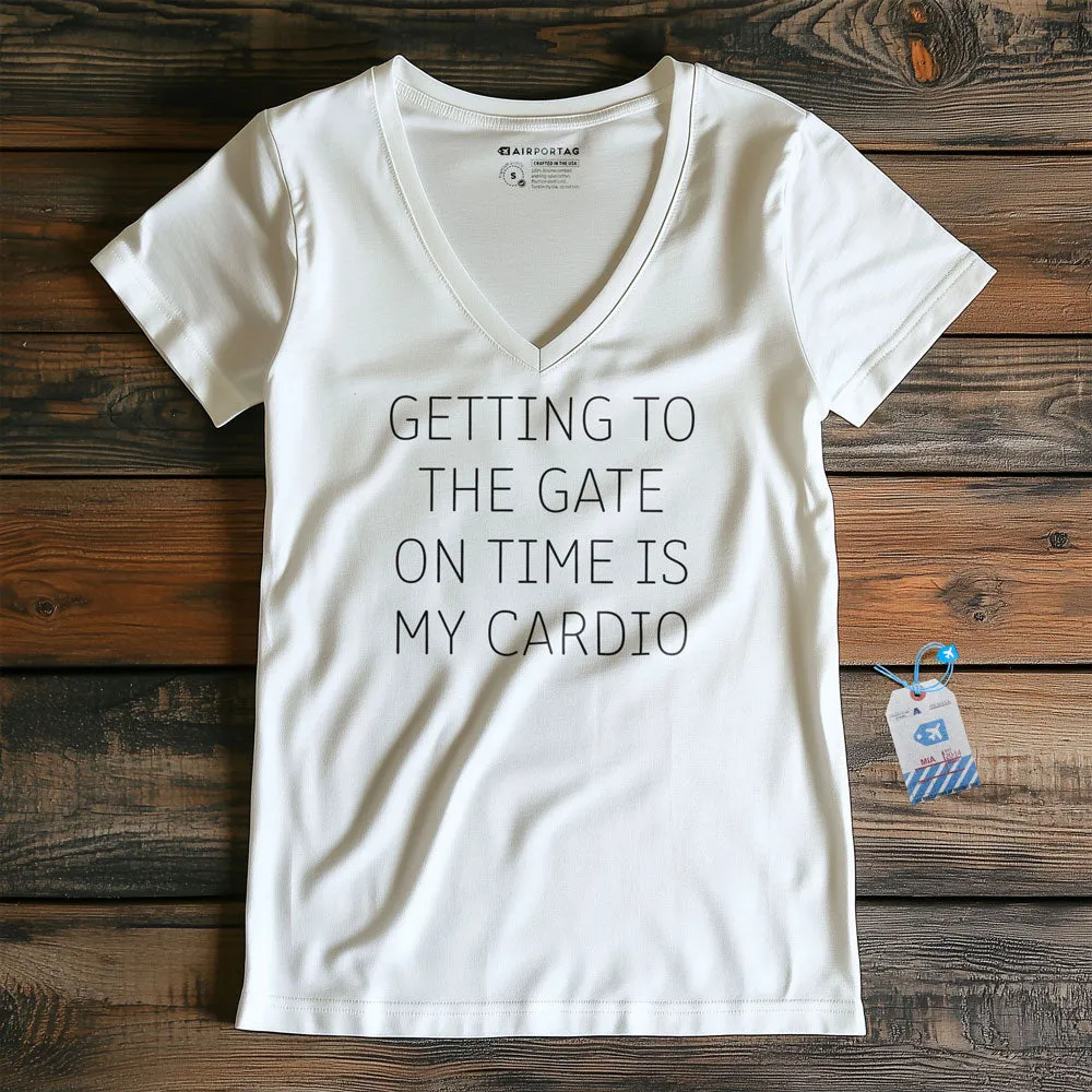 Getting to the Gate - Women's V-Neck T-Shirt