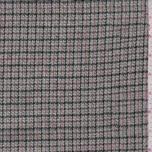 Green/Taupe/Mist Plaid Woven Jacketing Fabric