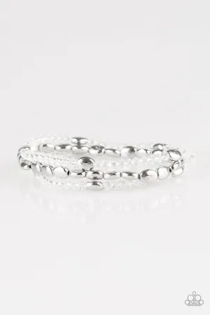 Hello Beautiful - White Bracelet