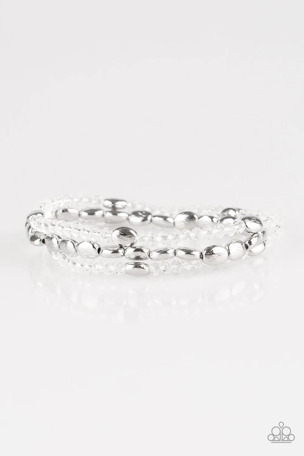 Hello Beautiful - White Bracelet