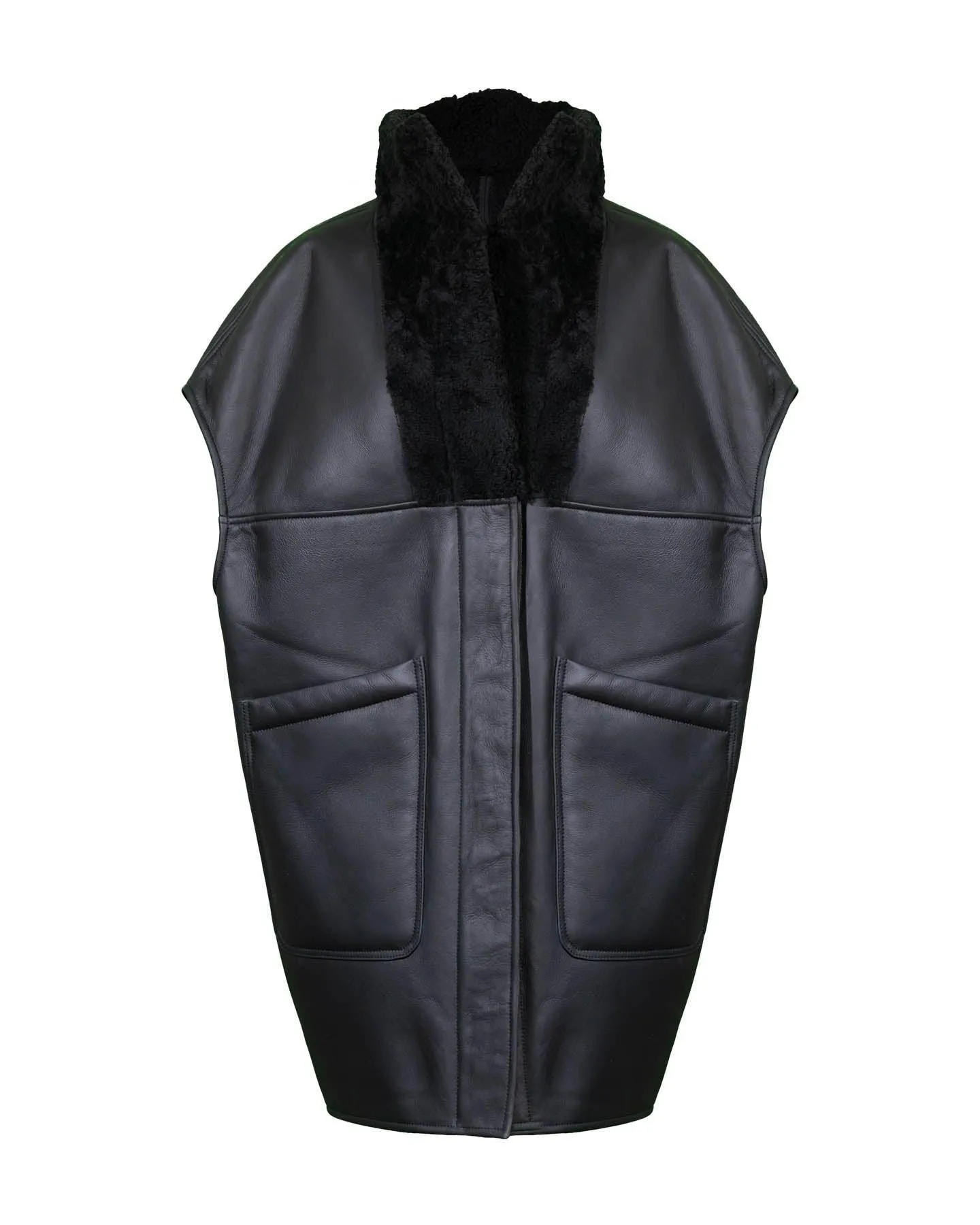 Josh Reversible Shearling Vest