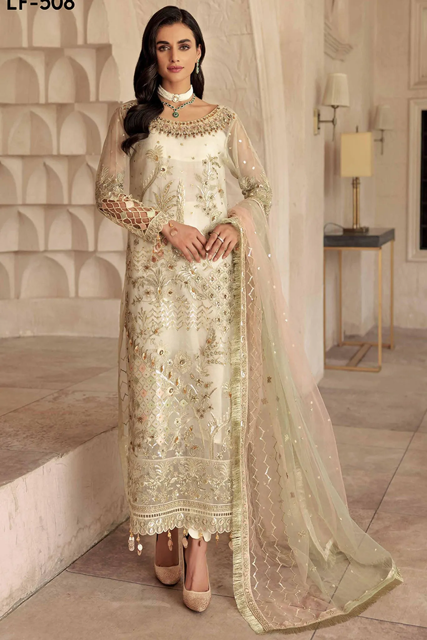 Le Festa by Emaan Adeel Unstitched 3 Piece Formal Edition'05 Collection'2022-LF-508