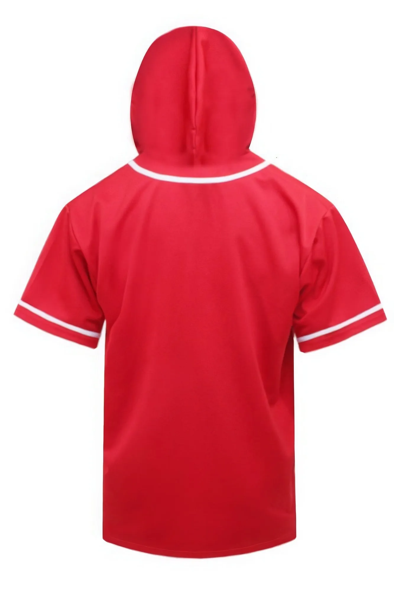 Men Hooded Baseball Jersey