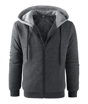 Men's Zip Up Gym Sports Hoodie-ZPK004682