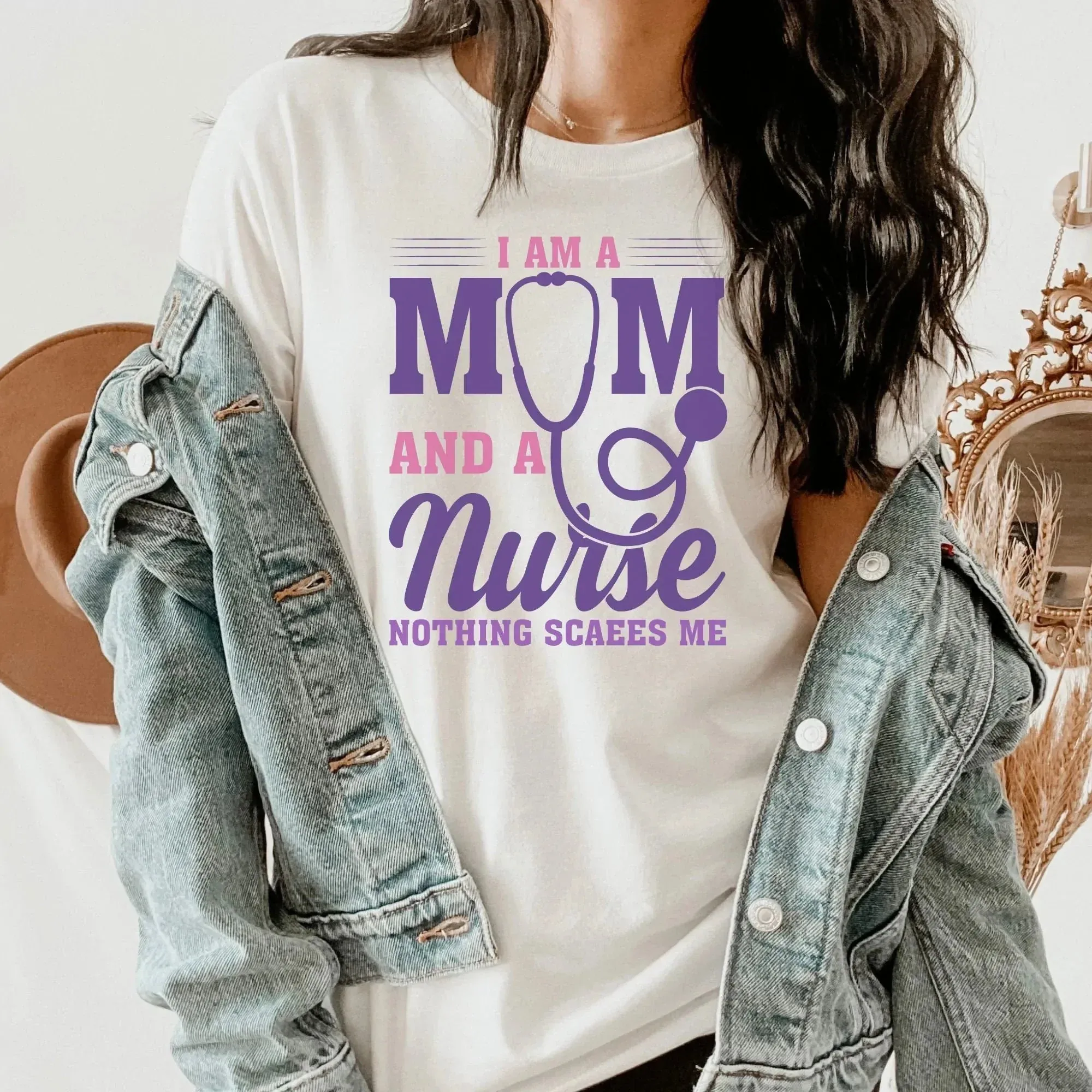 Mom Nurse Shirt, Mother's Day Gift for Mom