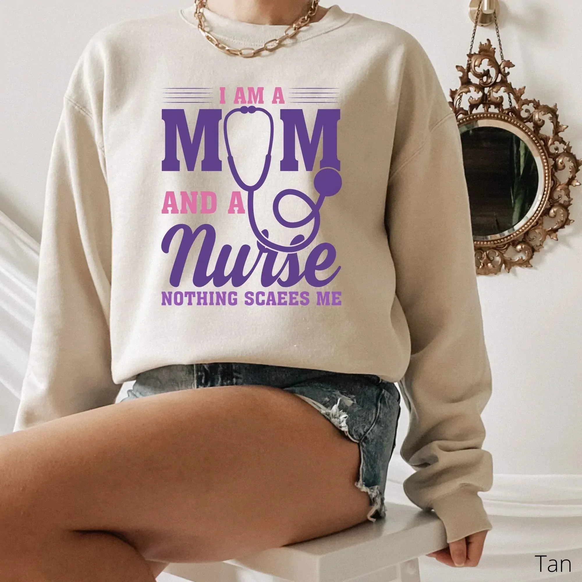 Mom Nurse Shirt, Mother's Day Gift for Mom