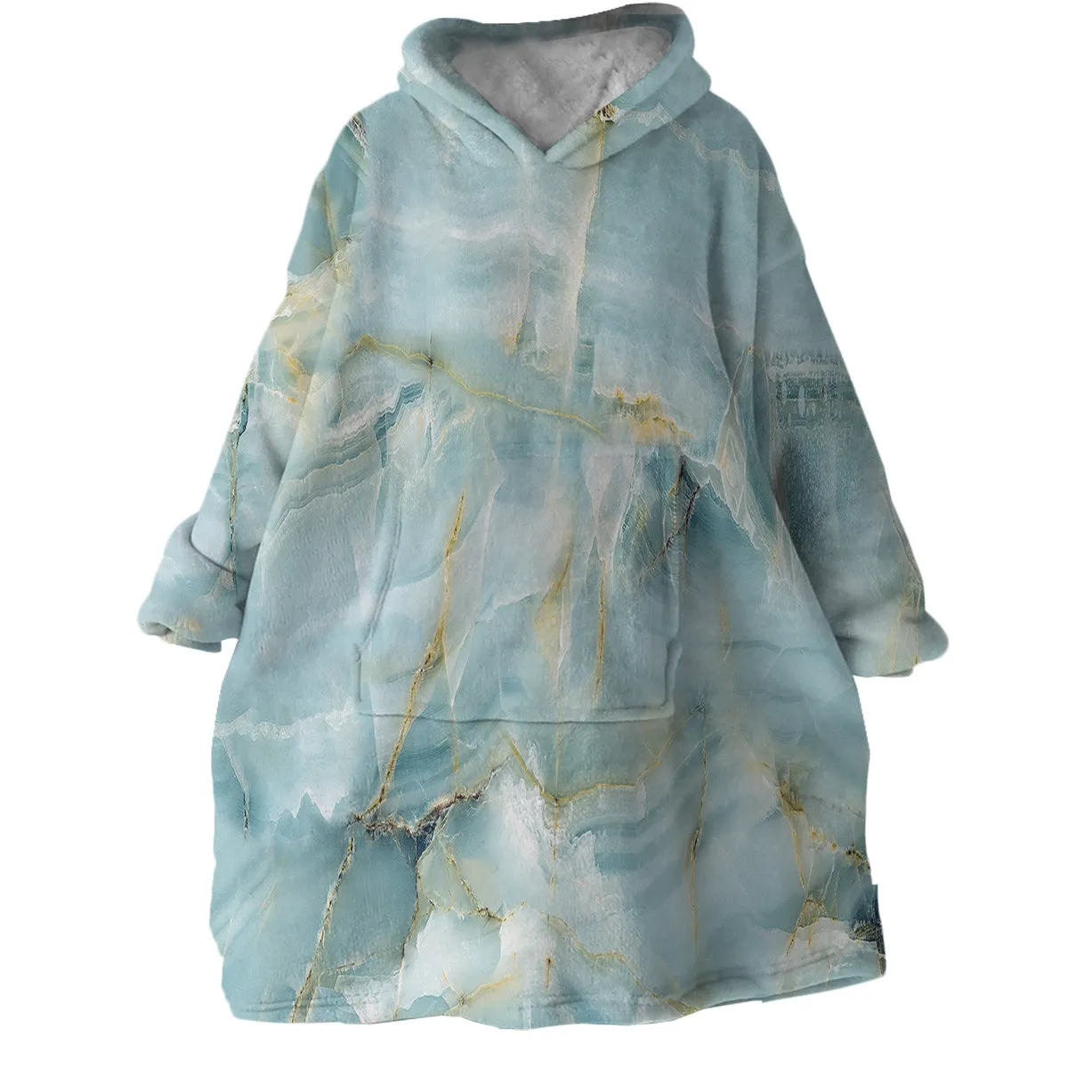 Navagio Beach Wearable Blanket Hoodie