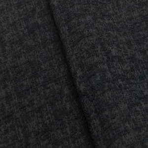 Navy/Gray Wool Blend Textured Jacquard Jacketing Fabric