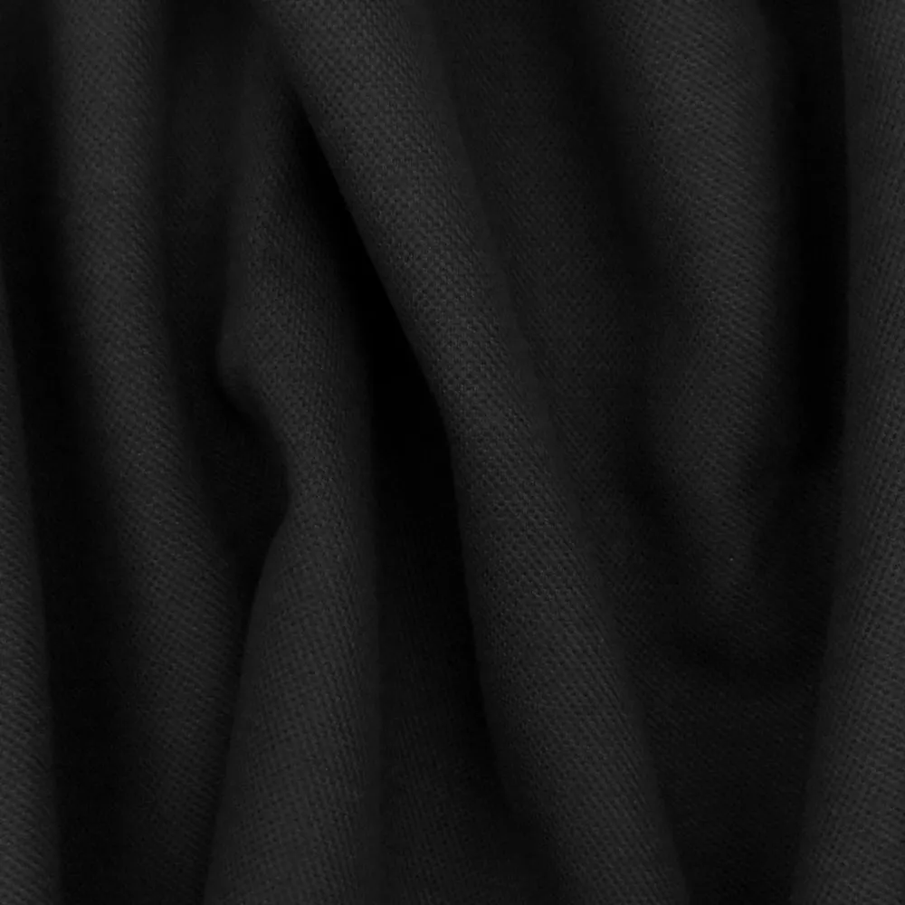 Night Black Texture-Solid Stretch Bonded Fabric