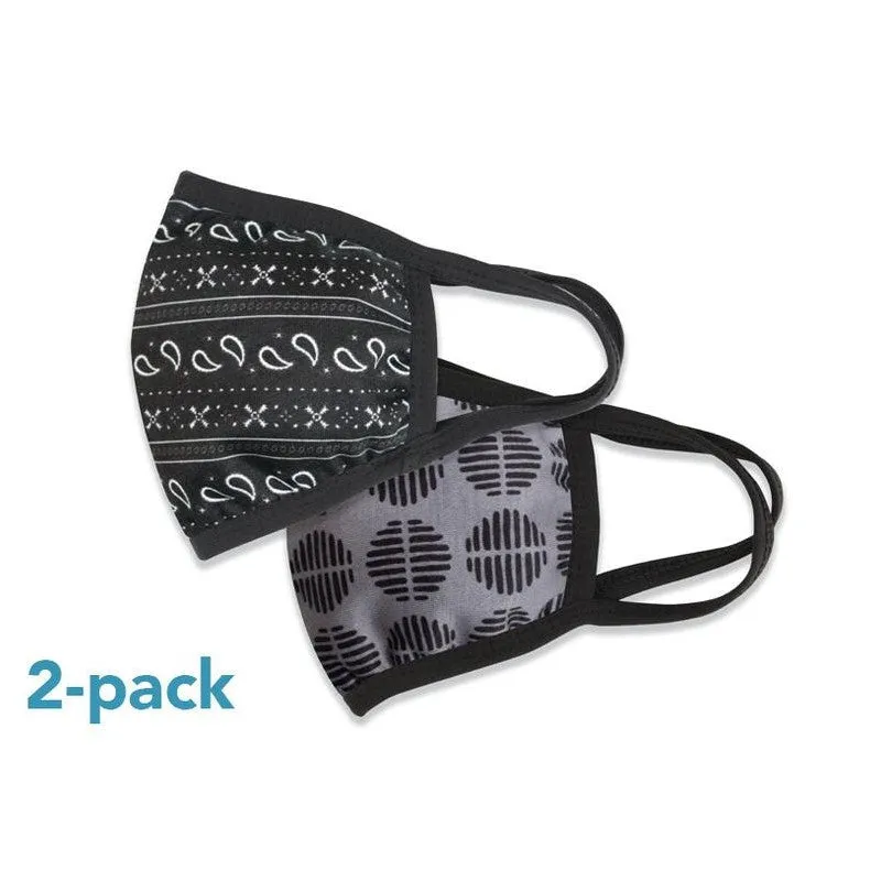 Olivia Garden Reusable Printed Face Mask 2 Pack