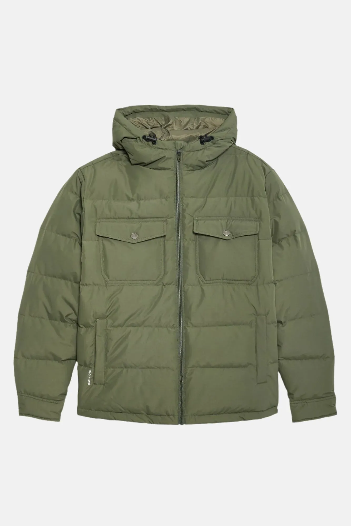 OTG SUMMIT HOODED DOWN JACKET - Thyme