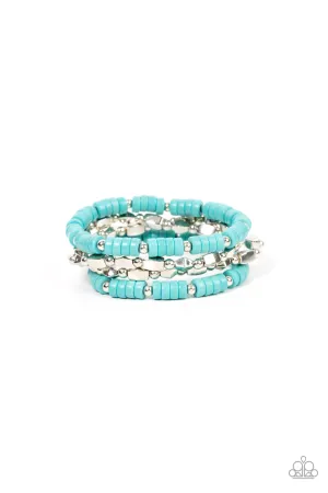 Paparazzi  Anasazi Apothecary - Blue Bracelets