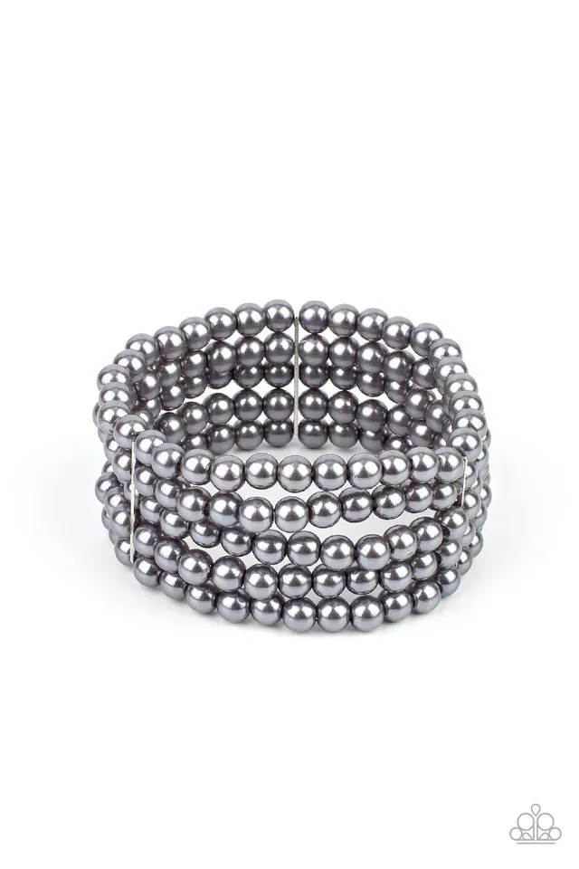 Paparazzi Bracelet ~ A Pearly Affair - Silver