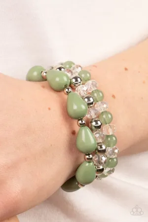 Paparazzi Bracelet ~ Beachside Brunch - Green