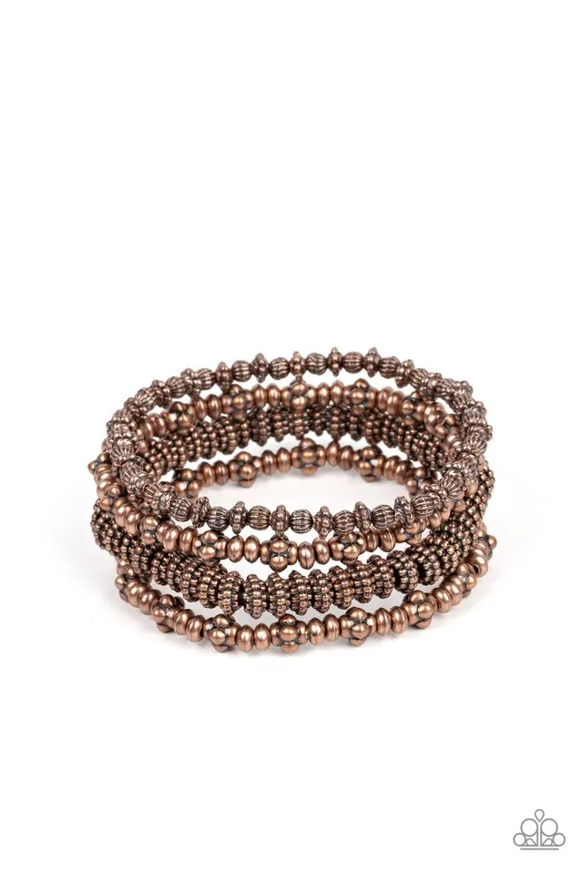 Paparazzi Bracelet ~ Country Charmer - Copper