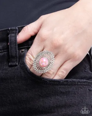 Paparazzi Ring ~ Ornamental Outline - Pink