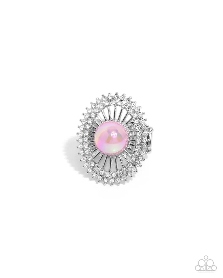 Paparazzi Ring ~ Ornamental Outline - Pink