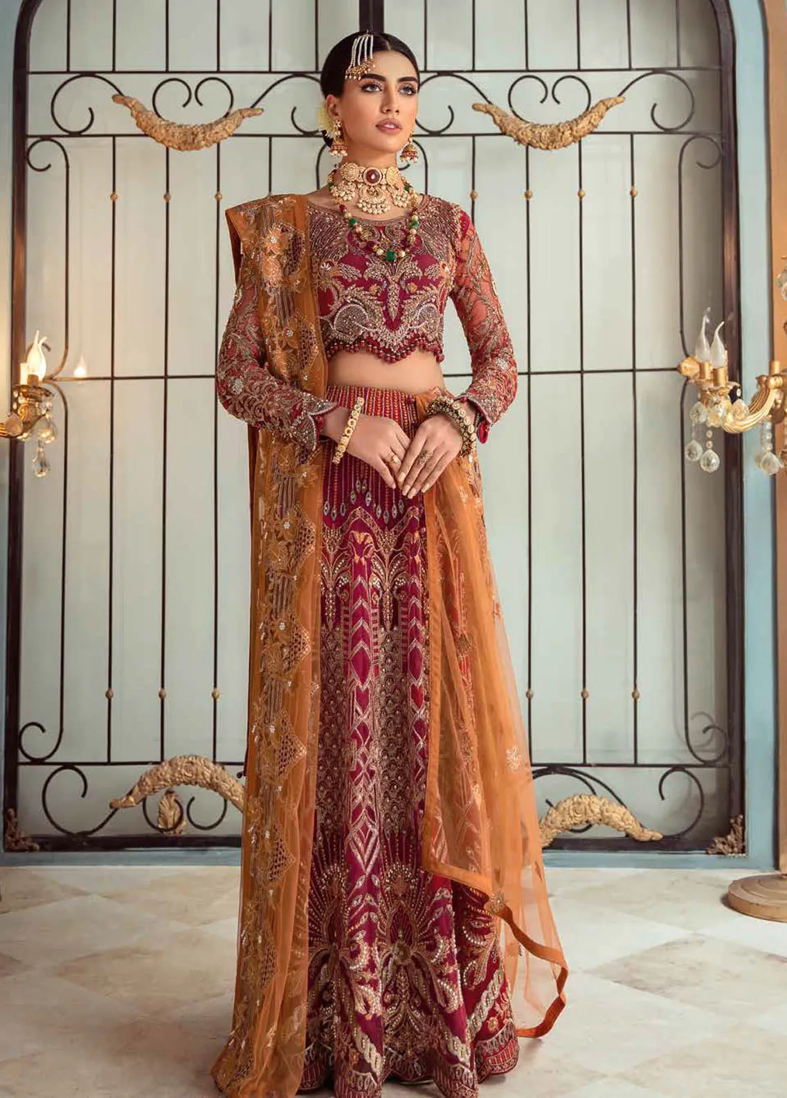 Ramsha Unstitched 3 Piece Luxury Wedding Vol-01 Collection'2022-H-104