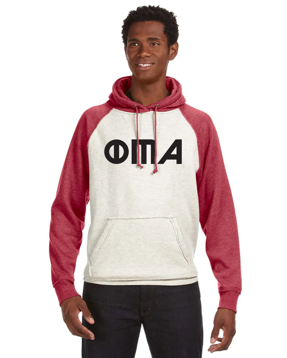 Retro Greek Letter Hoodie