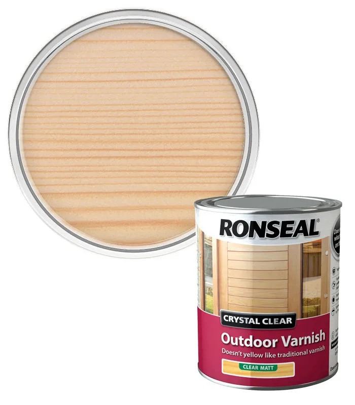 Ronseal Crystal Clear Outdoor Varnish