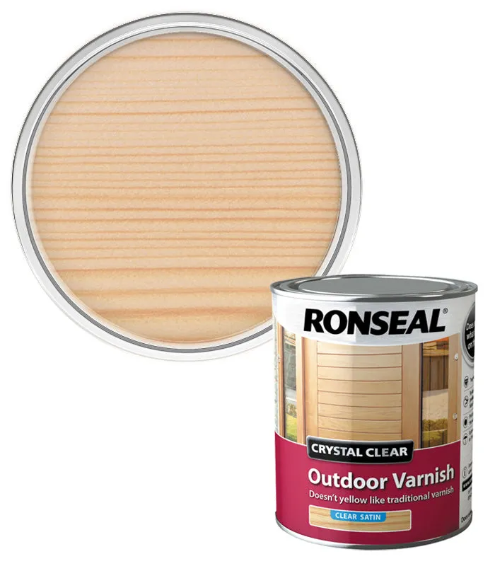 Ronseal Crystal Clear Outdoor Varnish