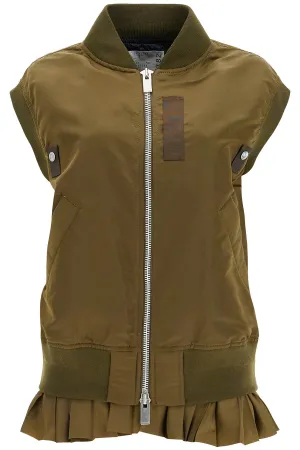 Sacai Layered Nylon Vest For Outdoor