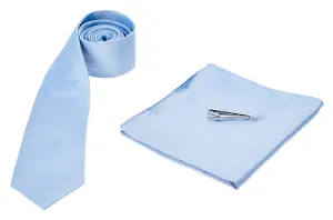 Sky Blue Tie Set