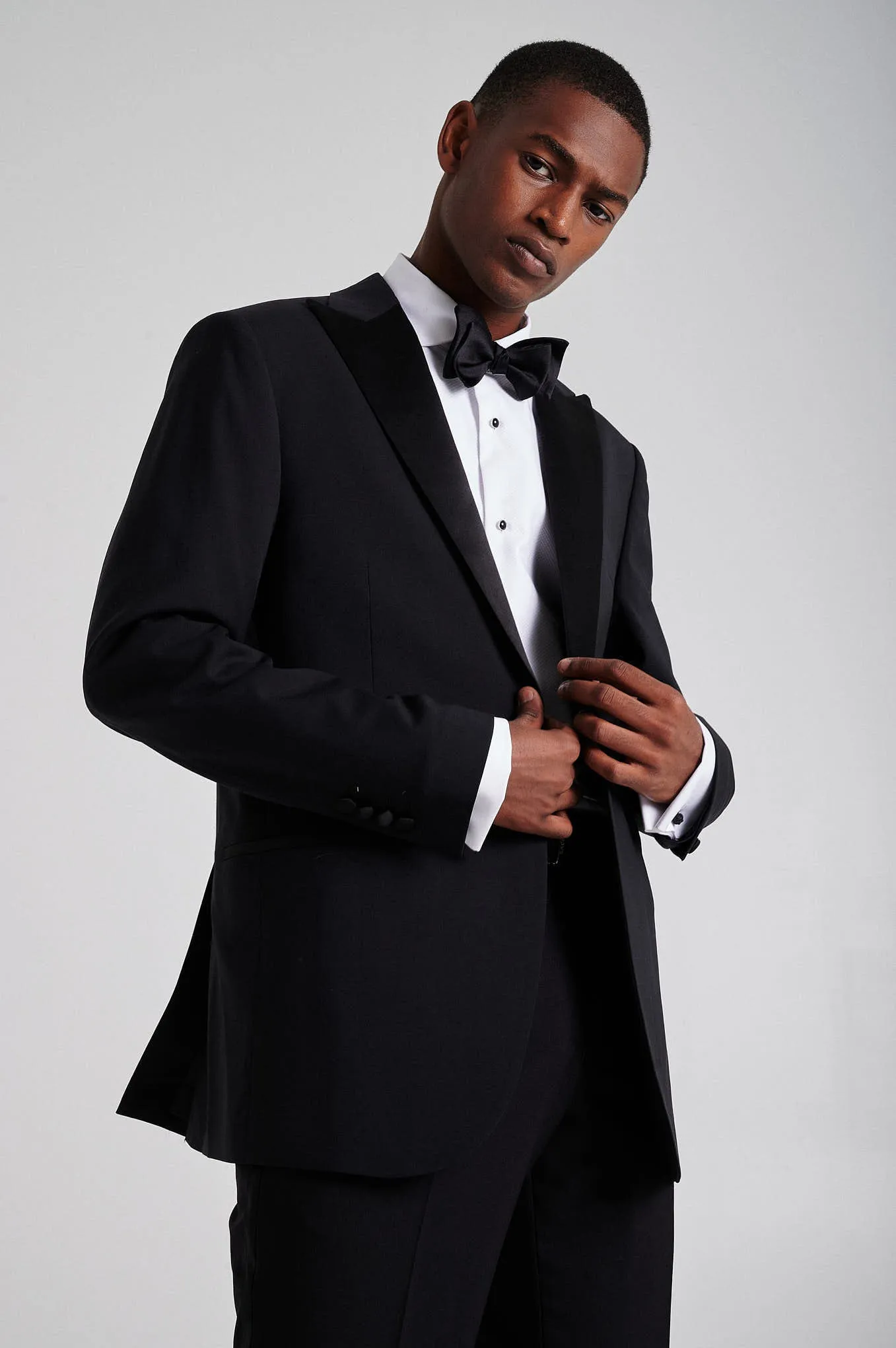 Slim fit wool & elastane tuxedo suit