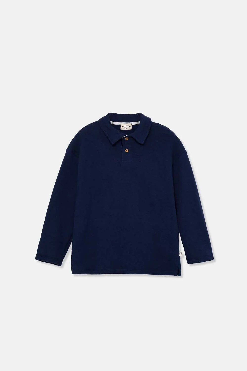 SOFT KNIT POLO SWEATER