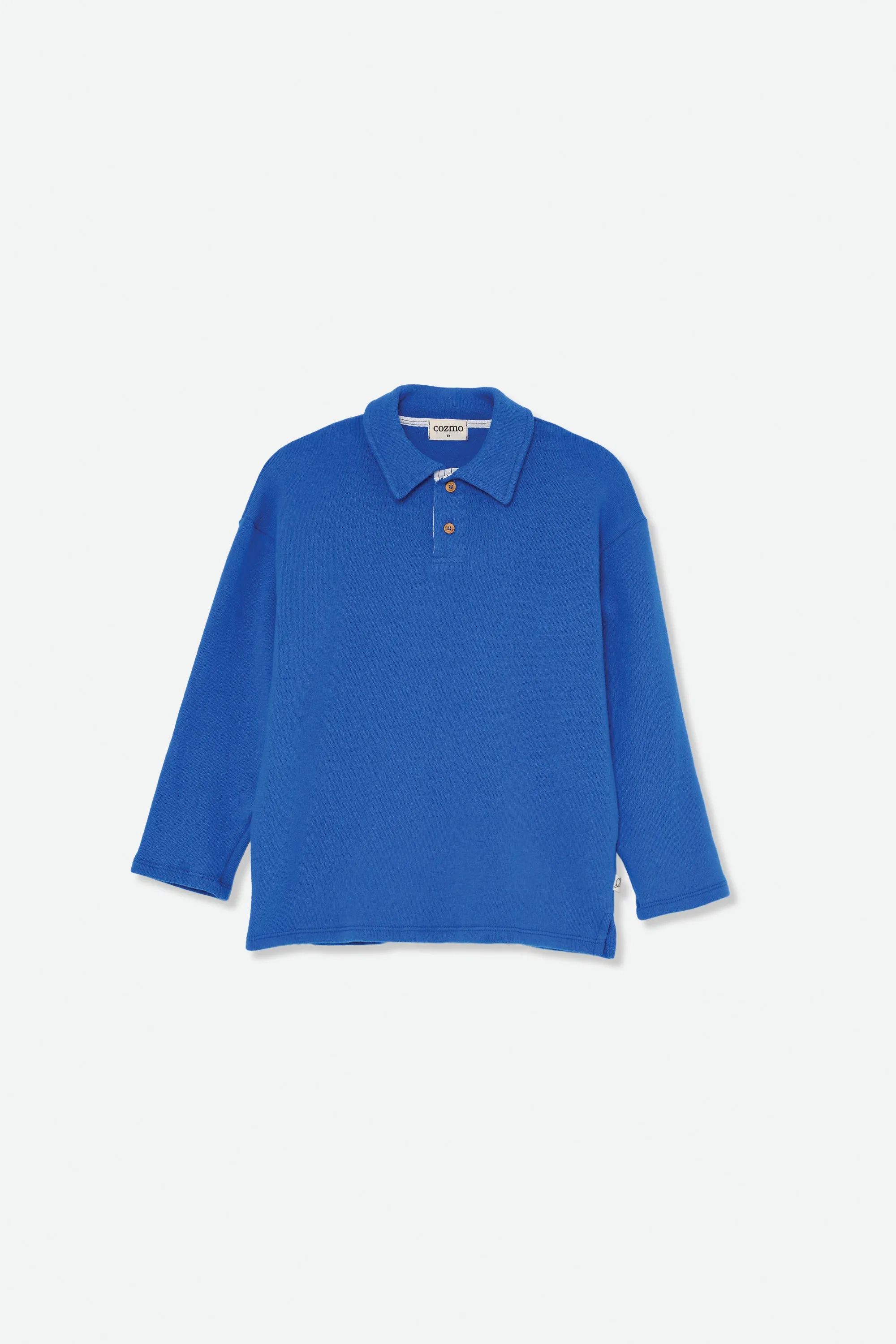 SOFT KNIT POLO SWEATER