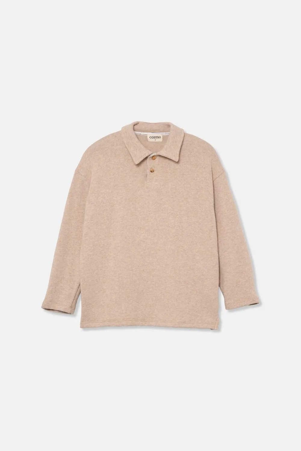 SOFT KNIT POLO SWEATER